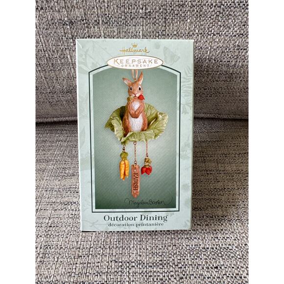 Hallmark Keepsake Spring Ornament Outdoor Dining Nature's Sketchbook 2003 - Picture 1 of 5